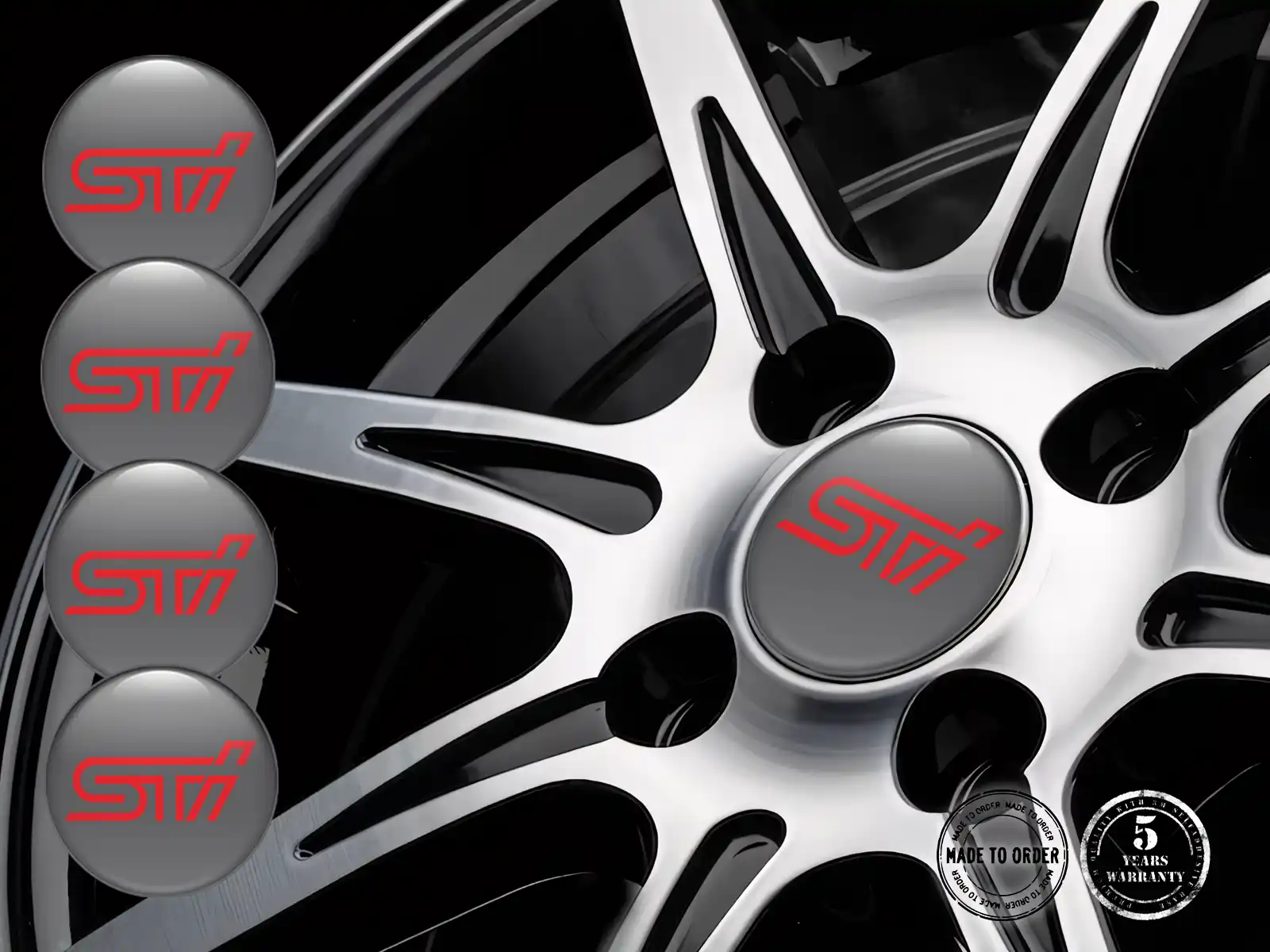 Subaru Calcomanías de Rueda Sports Rejilla Empuje Tuning